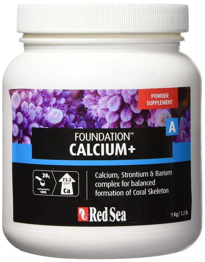 Red Sea Reef Foundation A (Ca/Sr) Supplement, 1kg Powder - Calcium & Strontium Additive for Healthy Coral Growth in Marine & Reef Aquariums - Image 1